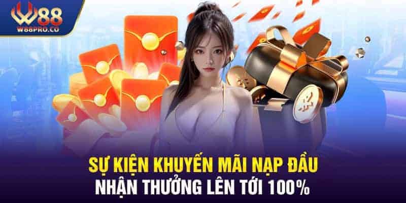 Sự kiện khuyến mãi nạp đầu nhận tiền thưởng gấp 2 lần cho hội viên